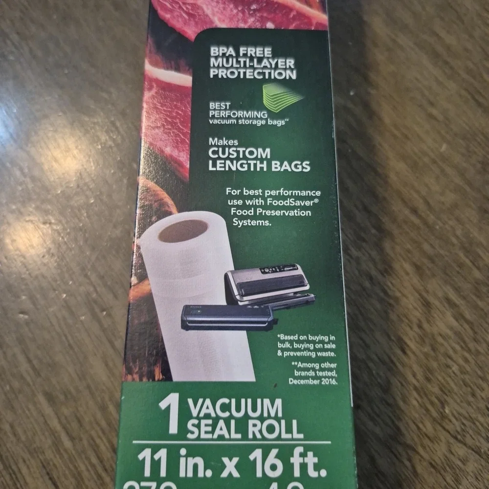 Food Saver Vacuum Seal Rolls 11 in. by 16 ft. Box of 1